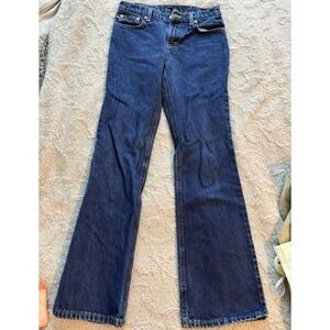 Women's Vintage Y2K Ralph Lauren Dark Flare Jeans Size 3